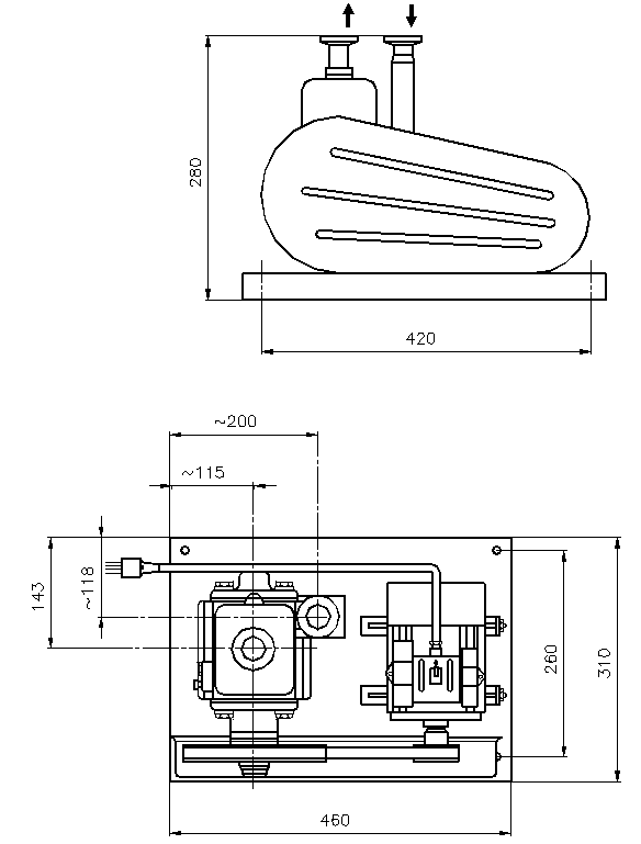 Vývěva RV 5/2A-KF